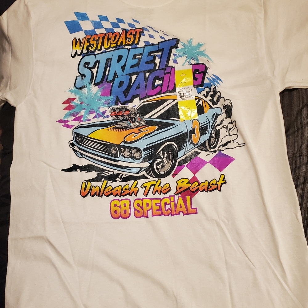 Mens car shirt.
